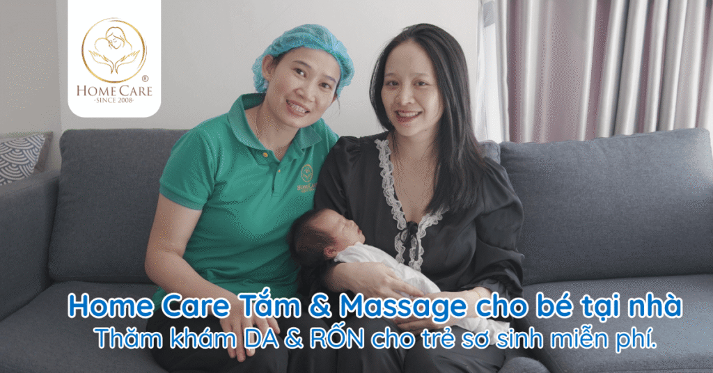 Home Care Tắm & Massage cho bé tại nhà